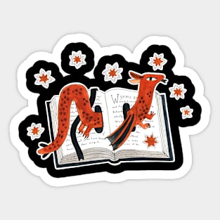 Book Wyrm Sticker